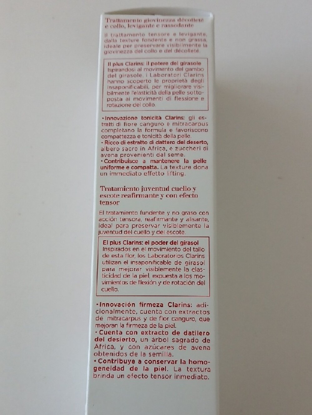 Clarins Extra-Firming Neck & Décolleté Cream - White with Rose Gold Accents - Picture 6 of 6
